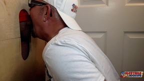 Sucking Inked Daddy At The Gloryhole