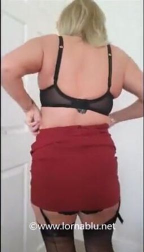 Slow and sexy striptease