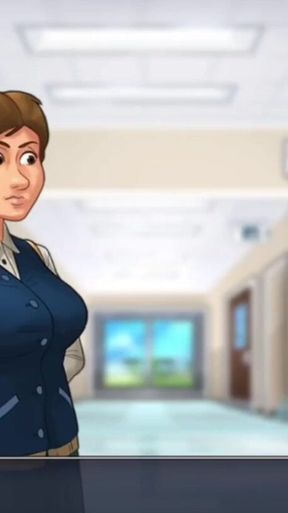 Emotional moment from &quot;new hot stepmom in summertime saga game play&quot;