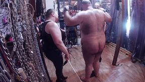 Part 2:- Domina Satana punishes Booboo in a CBT clamp with BlackBerryMILF