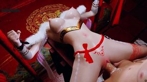 Goddess of Passion: Animated Curves in Motion- 3D Animation Hentai