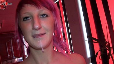 Skinny girls fisting creampie gangbang session