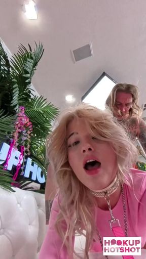 Nicole Nichols Gets On Her Knees To Lick Bryan's Ass!