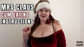 Mrs Claus Cum Eating Instructions MP4