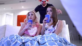 Cristi Ann and Liza Rowe's Halloween Prank Gone Wild, XXX Video!
