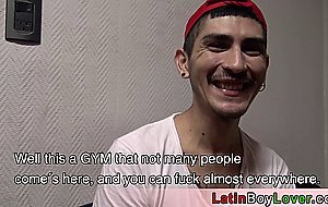 Guys testing an amateur latin twinks abilities in the shower