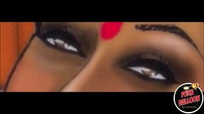 Mature Indian woman gets her mouth fucked by her husband&#039;s friend