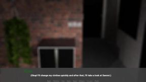 Caught spying on two sexy lesbians in POV 3D porn