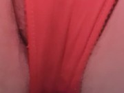 Oops I wet my knickers on the bed