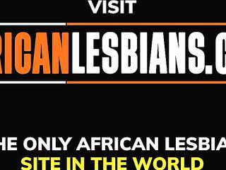 AFRO LESBOS - Amateur Afro Black Lesbo Vaginas Get Toyed And Teased