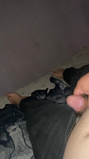 Enjoying My Penis at Night