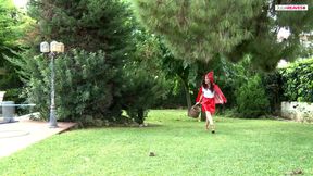 Tattooed girl bounces on a massive cock then eats cum