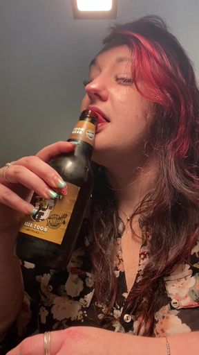 Seductive BBW Rootbeer Chug & Burps by Bella Blast