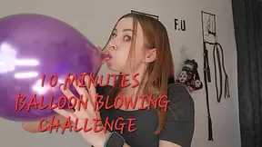 10 MINUTES BALLOON BLOWING CHALLENGE