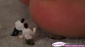 Giantess Grows Huge, Shrinks Lover for Erotic Vore Feast in Hentai