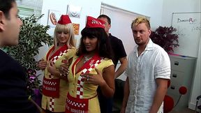 Group Anal Sex With Hot Waitresses