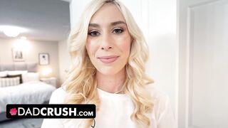 Dad Crush - Horny Step Dad Can't Resist His Busty Blonde Step Daughter's Big Ass And Bangs Her Hard