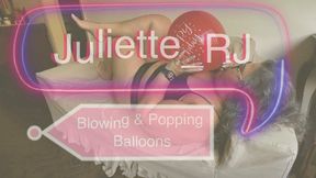 Juliette-RJ Blowing & Popping Balloons for you! FOR MOBILE DEVICES - CRUSH BALLOONS - LOONER - POPPING BALLOONS - THICK LEGS - EXHIBTIONISM - LOONER GIRL - BBW BODY - BBW LOONER MILF