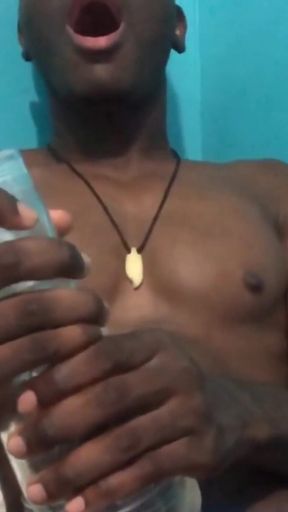 Wanking My BBC with a Stroker Groaning Edging