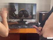 ДОСТАЛ ЧЛЕН ПРИ ПРОСМОТРЕ ХЕНТАЙ И ОБКОНЧАЛ КУКОЛДА