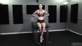 Rocky Emerson gets gangbanged in cowgirl position, her tits fondled and