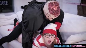 Halloween special: Deepthroating boyfriend's candy cock