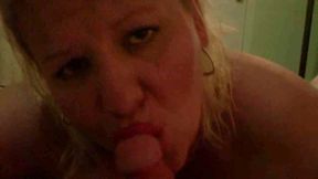 She wants to look sexy while sucking my dick on POV video