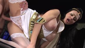 Two arab princesses get nailed hard by a huge dick