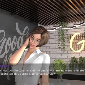 Desire for freedom: cheating wife is sucking BBC on a job interview ep 2