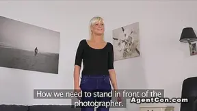 Mature Blonde Fucks For Model Licence