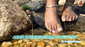 ASMR Calming Stream Foot Play