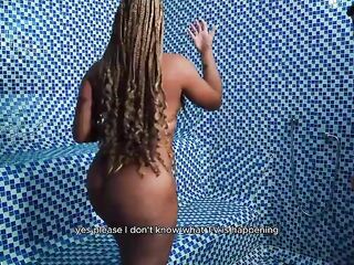 Hotty Lalin girl Black gets banged balls unfathomable by a large knob on her round booty