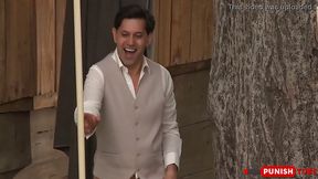 Hot babes Amber Rayne, Hannah West and Kaci Star in outdoor orgy