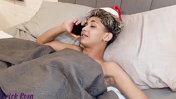 Stepmother's Christmas Surprise: Young Man's First Time with a Busty Blonde Gostosa