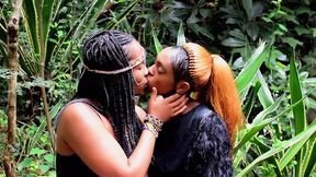 Hot African Sluts Eating Wet Black Pussy In Homemade Lesbian Threesome