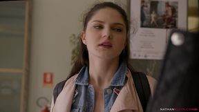 slutty teen francesca di caprio gets her ass destroyed by her stepdad christian clay s big dick