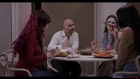 slutty teen francesca di caprio gets her ass destroyed by her stepdad christian clay s big dick