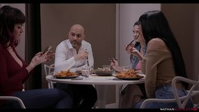 slutty teen francesca di caprio gets her ass destroyed by her stepdad christian clay s big dick