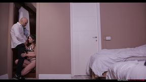 slutty teen francesca di caprio gets her ass destroyed by her stepdad christian clay s big dick