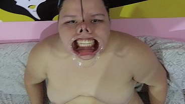 Humiliate me, rub your dick on my face and cum on it