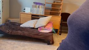 Bedside Stripping and Belly Play - MP4 (Full Length)