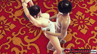 Scorching Huge-boobed Chinese Female in White Sundress 3 DIMENSIONAL Anime porn – Xxx Bumfuck Missionary, Restrain bondage Standing Hookup and Internal cumshot A plenty of Of Seed