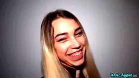 Public agent - blue eyes, blonde hair, and wettened Wet Pussy makes my pecker mild!