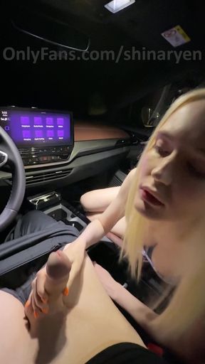 Memorable moment from &quot;Fucked Busty Sexy Blonde In A Car and Came On Her Face&quot;