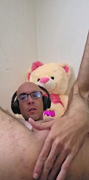 Horny Slut Cums Hard Then Rubs All His Cum On His Tight Asshole