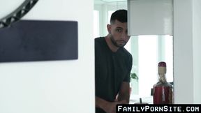 FamilyPornSite.com - Forbidden family fun: stepson and daddy's bareback pounding