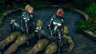 Knights dedicate herself to the orks