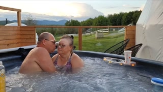 A little fun in the jacuzzi