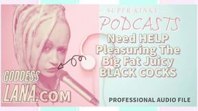 Audio Only - Kinky Podcast 8 Needs Help Pleasuring the Big Fat Black Juicy Cocks