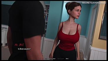 Busty MILF Makes Him Horny - Summer Heat 10 Developed By Naughty Fox Games - 3D Porn Game